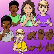 Image result for American Sign Language Clip Art