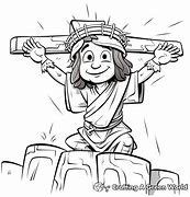 Image result for Jesus On the Cross Christian Easter Coloring Pages