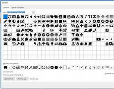 Image result for Microsoft Symbol Font Chart