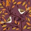 Image result for Red Bird and Tree Branch Illustration