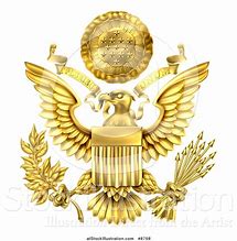 Image result for Picture of the American Seal and Bald Eagle Holding Arrows and Olive Branch