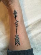 Image result for Arrow Name Tattoo