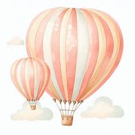 Image result for Beige Hot Air Balloon Watercolor