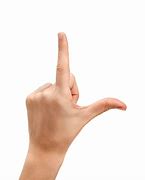 Image result for Sign Language L SVG