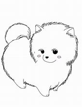 Image result for Pomeranian Dog Coloring Pages