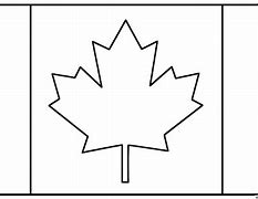 Image result for canada flag coloring page