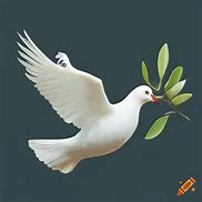 Image result for Black and White Dove Olive Branch