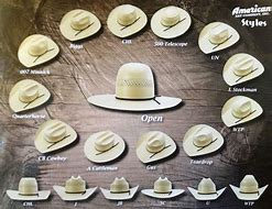 Image result for Cowboy Hat Styles and Names