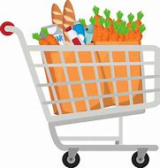 Image result for Grocery Cart Clip Art