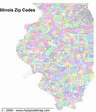 Image result for Zip Code Map of Illinois