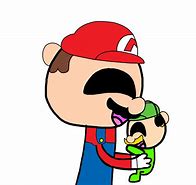 Image result for Mario Holding Baby Mario