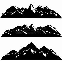 Image result for Mountain Silhouette Clip Art Free