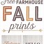 Image result for Free Printables of Fall Farmhouse Pics