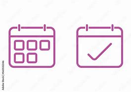 Image result for Pink Schedule Icon