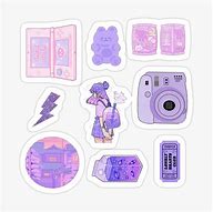 Image result for Kawaii Aesthetic Stickers