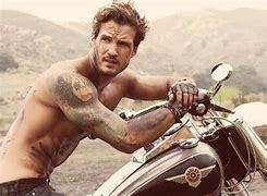 Image result for Attractive Motorcycle Men