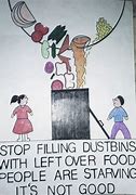 Image result for Don't Waste Food Drawing