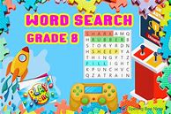 Image result for Number Word Search Grade 8