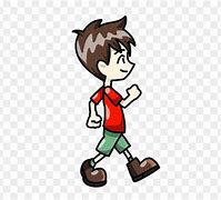 Image result for Cartoon Boy Walking