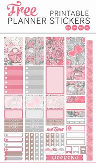 Image result for Free Printable Monthly Planner Stickers