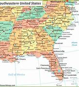 Image result for Free Road Map of Southeast U S