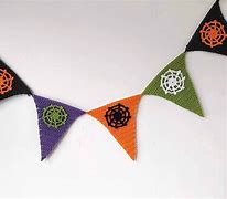 Image result for Crochet Halloween Garland