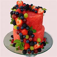 Image result for Fruit Birthday Cake Recipe