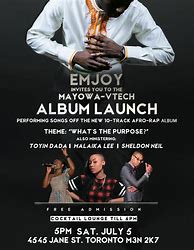 Image result for Album Launch Poster Template Free