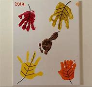 Image result for Handprint Art Fall Preschool