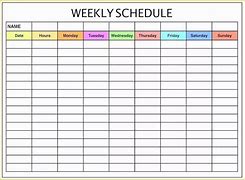 Image result for Blank Calendar Schedule Template