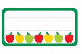 Image result for Apple Name Tags Free Printable