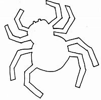 Image result for Spider Cut Out Pattern