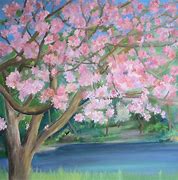 Image result for Cherry Blossoms Four Seasons Painting