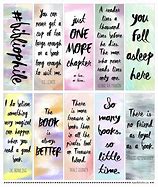 Image result for Cute Sayings for Bookmarks