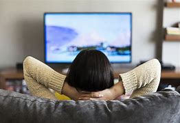 Image result for Person Watching TV Night