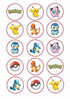 Image result for Free Printable Pokemon Cupcake Toppers