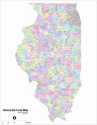 Image result for Zip Code Map of Illinois