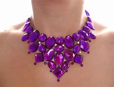 Image result for Swarovski Purple Yellow Necklace