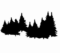 Image result for Pine Tree Line Silhouette Clip Art