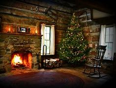 Image result for Old Log Cabin Christmas