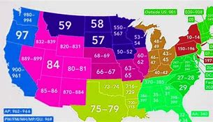 Image result for United States Map with Zip Codes