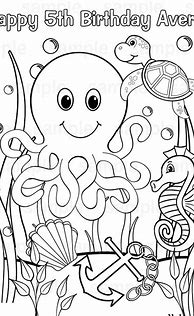 Image result for Under the Sea Coloring Pages for Preschool