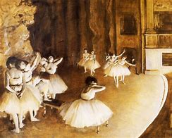 Image result for Ballerina and Lady with Fan Edgar Degas