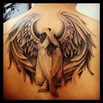 Image result for Fallen Angel Arm Tattoo