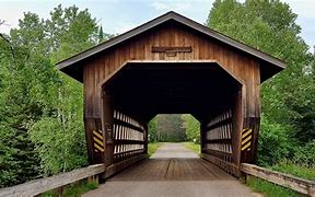 Image result for Wooden Covered Bridge Model Kit