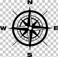 Image result for Compass Black and White