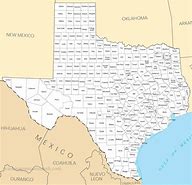 Image result for Texas State County Map