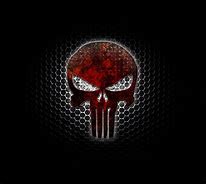 Image result for Punisher Skull Black and White