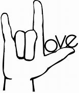 Image result for I Love You Sign Language Symbol