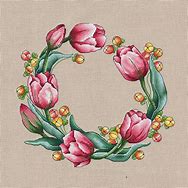 Image result for Wreath Cross Stitch Pattern